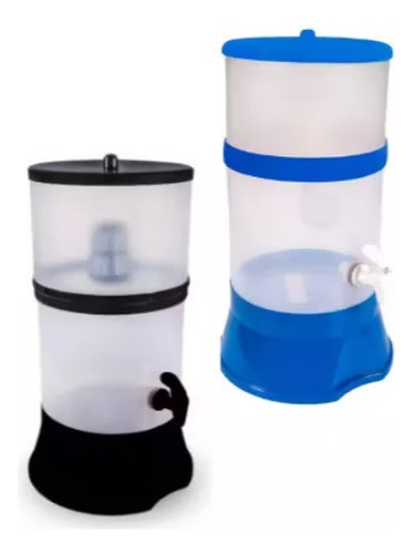 Filtro De Água Com Vela Bebedouro De Mesa Micromax Preto