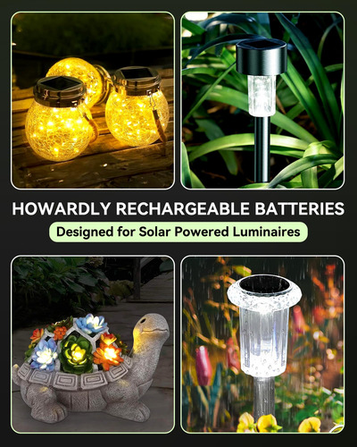 Batería Recargable Ni-mh Aaa 1.2 V Para Luces Solares