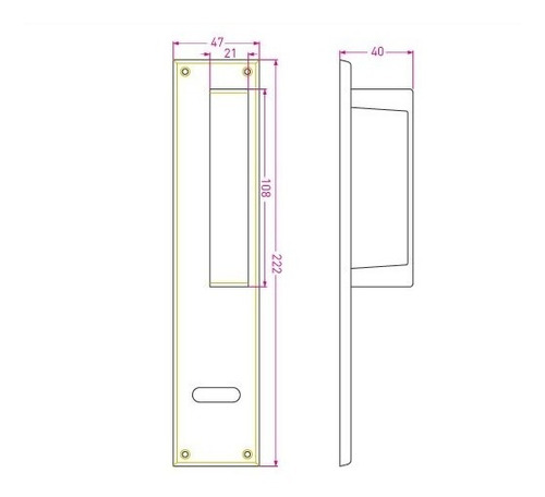 Imagen 4 de 7 de Kit Puerta Principal Biselado Manija + Manijon + Boccallave