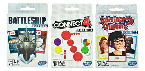 Juegos De Mesa Pack 3 Pz Hasbro