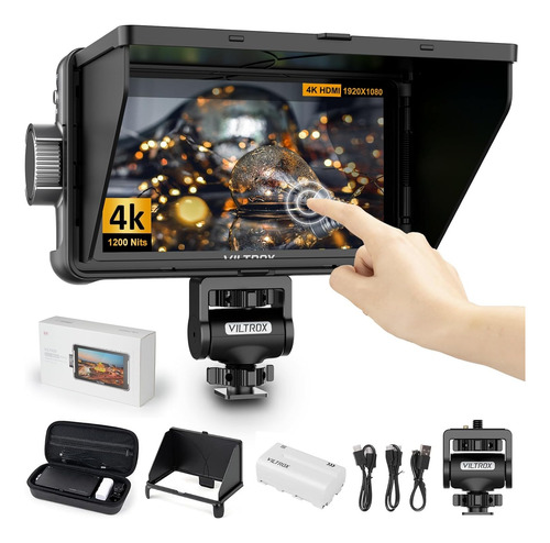 Monitor De Campo De Cámara 5.5 Con Batería