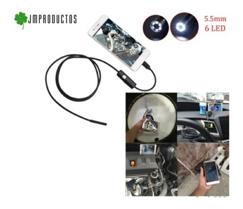 Pack 02 Camaras Tipo Sonda Endoscopio Android 2 Metros