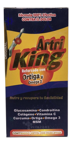 Artriking Glucosamina 100 Tabs Ortiga Omega 3