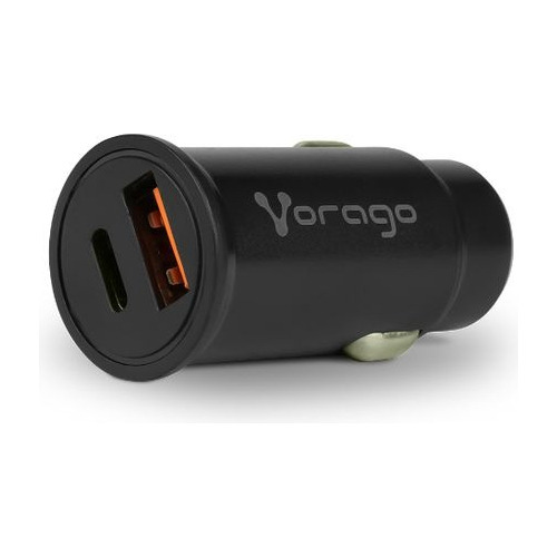 Cargador De Auto Vorago Au-305 Usb-c Y A 20w Carga Rapida