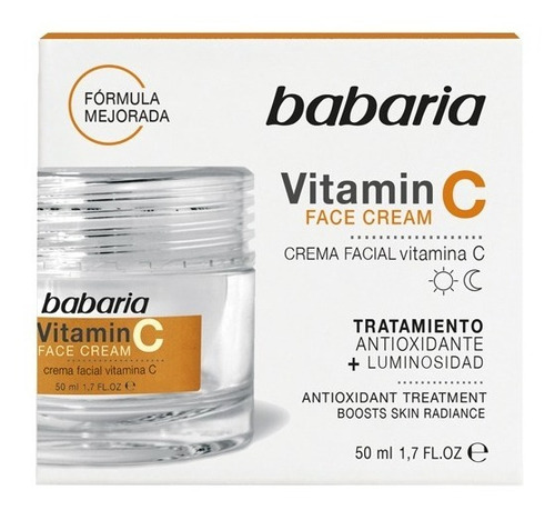 Crema Facial De Vitamina C Antioxidante 50ml. Babaria