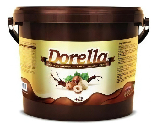 Dorella 4 Kg - Creme De Avelã Com Chocolate