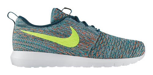 Zapatillas Nike Flyknit Roshe Run Mineral Teal 677243-300   