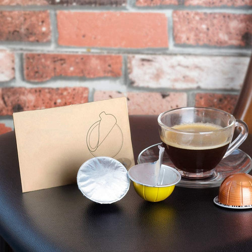 Tapa De Café De Aluminio, Para Cápsula De Café Vertuoline, P