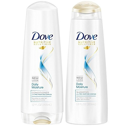 Dove Daily Moisture Shampoo And Conditioner 12oz Combo Set *