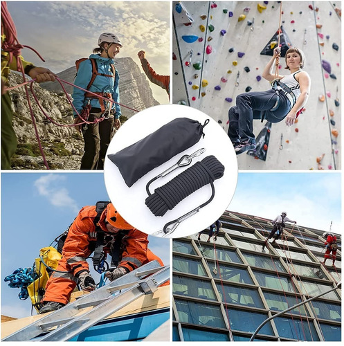 Imagen 4 de 4 de Cuerda De 20 M Para Escalar Al Aire Libre Fding