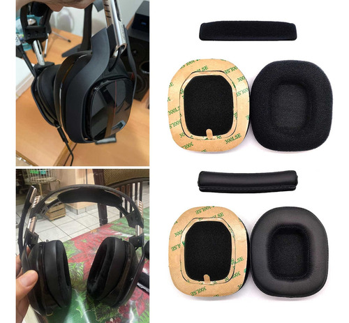 (a) Auriculares Para Juegos Astro A40 A50 Gen3 Gen4, Cojines