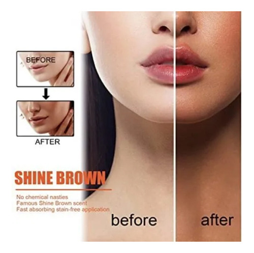 Crema Bronzeador En Gel Bronzeador Pele Bronze Natural, 2 Un