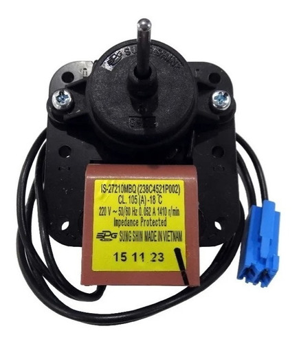 Motor Ventilador Geladeira Bosch Continetal Kdn42 Kdn43 220. 220V