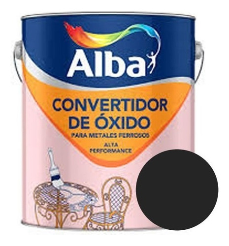 Alba Convertidor De Oxido 4 Lt - Colores - Sagitario Color Negro