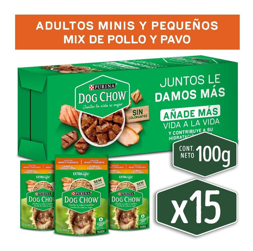Alimento Húmedo Perro Dog Chow® Adulto Pequeño Pollo/pavo