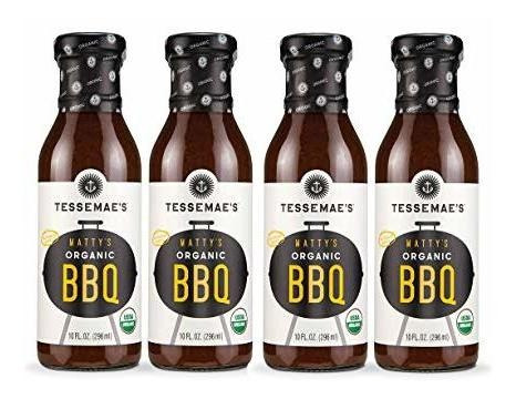 Orgánica Paquete De Salsa Bbq 4 De Tessemae, Whole30 Certifi