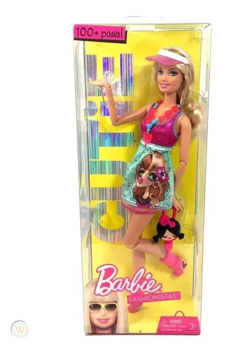 Barbie Fashionista 2009 Articulada Cutie Loira Mattel