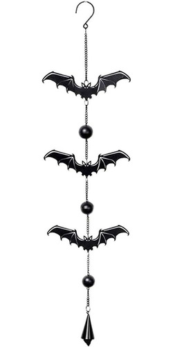 Sombras De Alquimia Gótico Bat Wind Chime Decoración Colgant