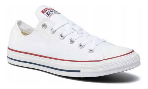 Zapatillas Baja Clasicas Lona Converse Blancas Originales