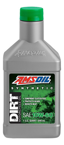Aceite Amsoil Dirt 10w-60, 100% Sintético, Original 946 Ml