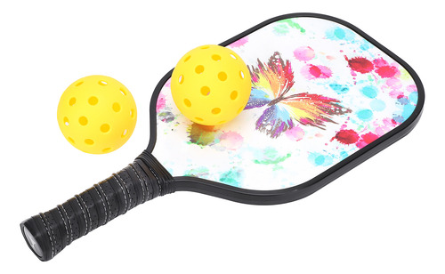 Juego De Paletas De Pickleball De Fibra De Carbono, 2 Piezas