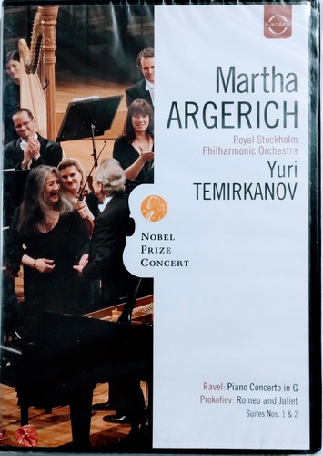 Música Clásica Dvd Martha Argerich Nobel Prize Concert