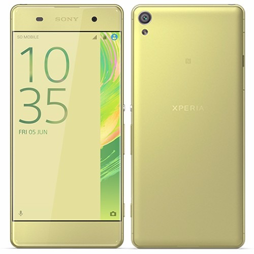 Celular Libre Sony Xperia Xa Lime Gold 13mp Ram 2gb Mem 16gb