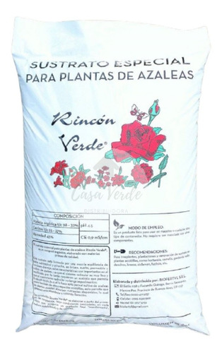 Sustrato Especial Plantas Azaleas Interior Biofertyl 5 L
