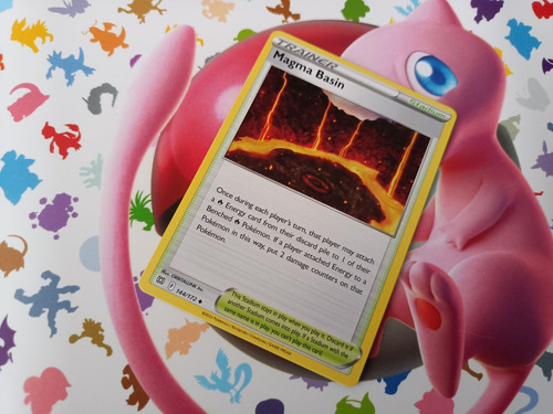 Magma Basin Estadio, Carta Pokémon Original Y Nueva 