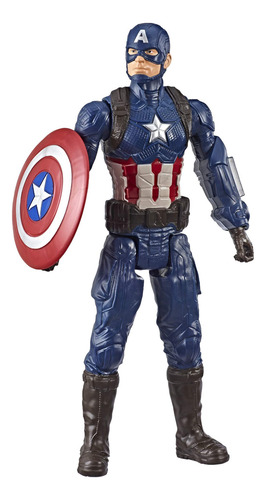 Boneco De Ação Avengers Marvel Endgame Titan Hero Captain Am
