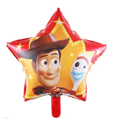 Pack 6 Globos Metalizados Toy Story Surtido 45x45