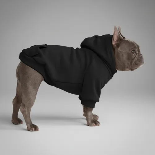 Saco Para Perros Raza Pequeña Ropa Para Mascota Buzo Negro