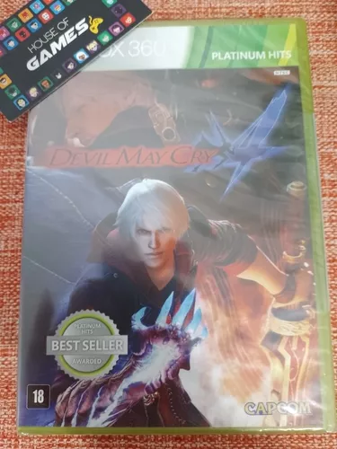 Jogo Devil May Cry 4 Xbox 360 Lacrado Platinum Hits..Plataforma