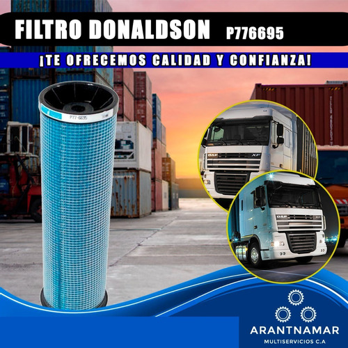 Filtro Aire Interno Donaldson Sello Radial P776695 Cf1000 