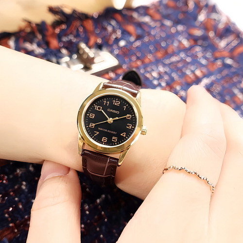 Reloj Casio Dama Ltp-v001gl-1b Marron