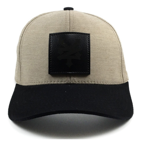 Boné Zoo York Aba Curva Snapback Patch Square Areia