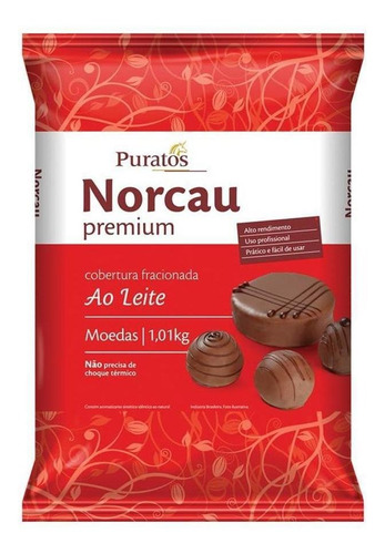 Cobertura Norcau Premium Gotas Ao Leite