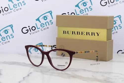 Lentes Burberry Oftalmico Be2325 3916 Vino Original Nuevo Cuotas