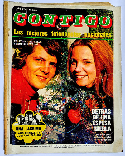 Contigo N° 160, Año 1973/ Cristina  Valle Y Claudio Levrino
