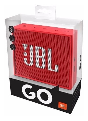 Caixa De Som Jbl Go Vermelha  Original Portatil Bluetooth