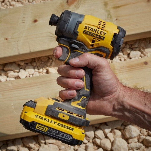 Kit Parafusadeira Impacto + Chave De Impacto 20v 2ah Stanley
