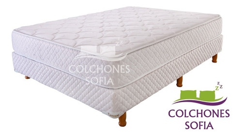 Colchon Y Sommier Cannon Princess 190x 150 2 1/2 Plazas 23cm