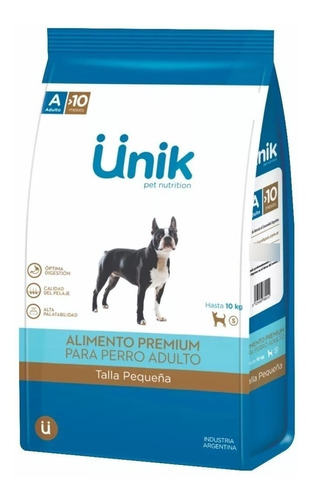 Unik Alimento Perro Adulto Raza Pequeña 7.5 Kg