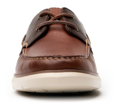 Imagen 3 de 6 de Calzado Zapato Flexi 403604 Tan Cafe Casual Vestir Oficina