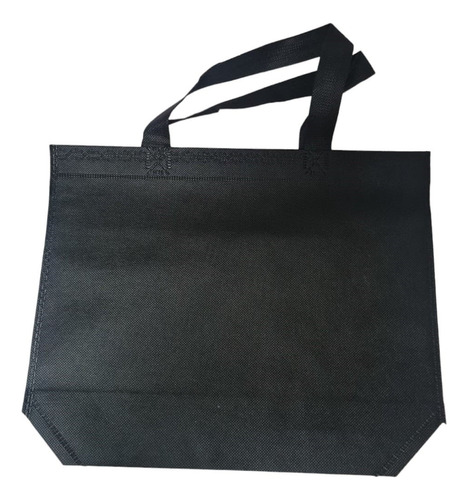 Bolsas Ecologicas Tnt Biselado 26x33 Pack 100 Un Color Negro