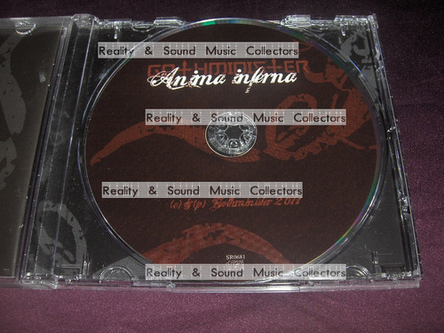 Gothminister Anima Inferna Cd Oz Productions Mex 2011 (Usado)