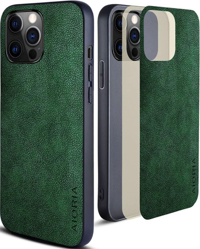 Aioria Funda De Cuero Para iPhone 14 Pro Max 