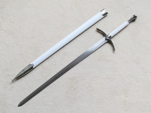 Espada De Gandalf Glamdring Blanca 100 Cm Con Funda