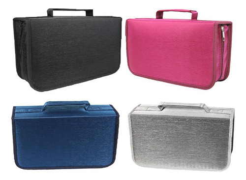 4pcs Estuche De Cd Estuche De Almacenamiento De Dvd: Estuche