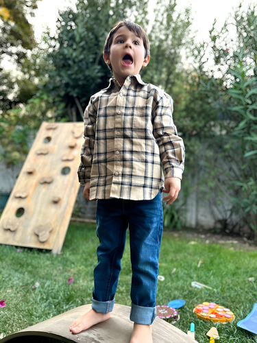 Camisa Franela Niño 100% Algodón Alfonsino